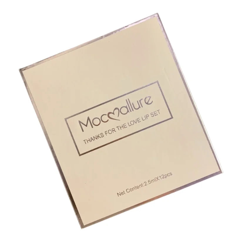 Mocallure Matte Liquid Lipstick Set – 12 Long-Lasting Shades