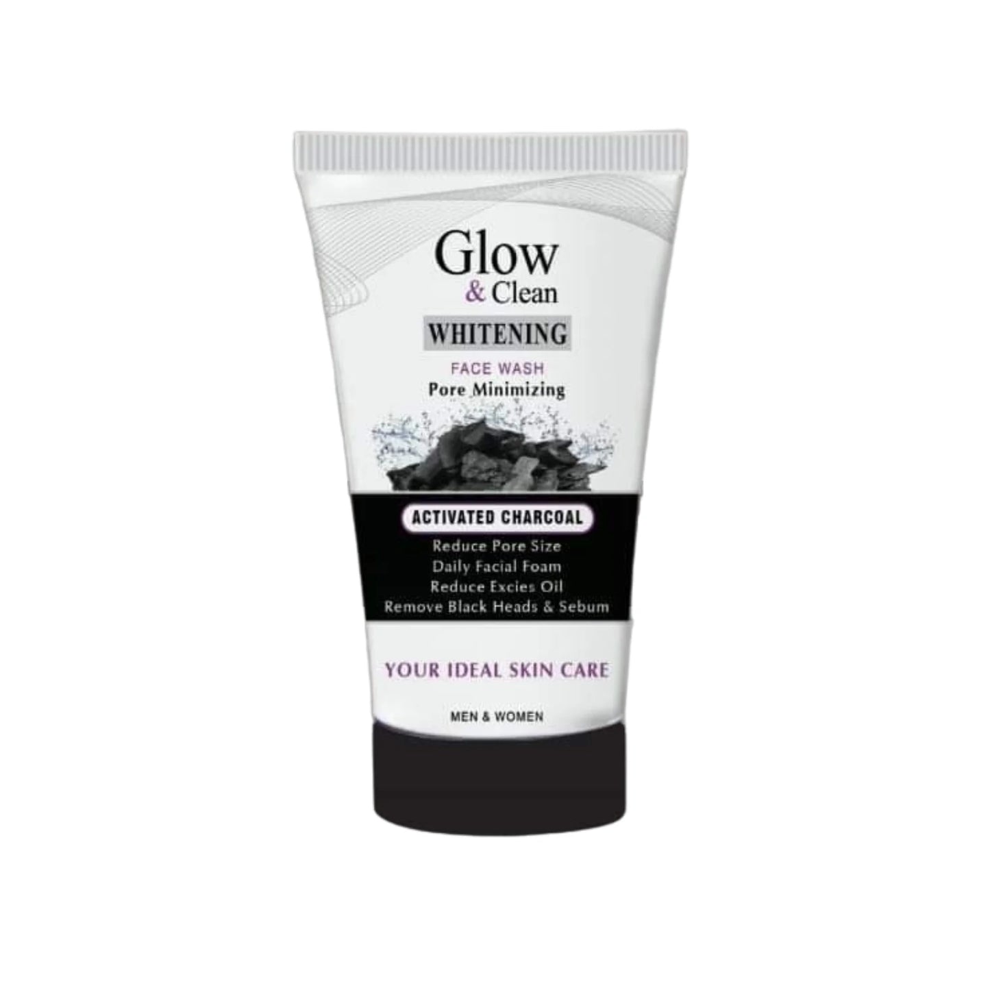 Glow & Clean Charcoal Face Wash – Deep Cleansing Formula