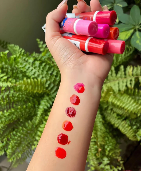 Romantic Bear Peel-Off Lip Tint Set – 6 Long-Lasting Waterproof Shades