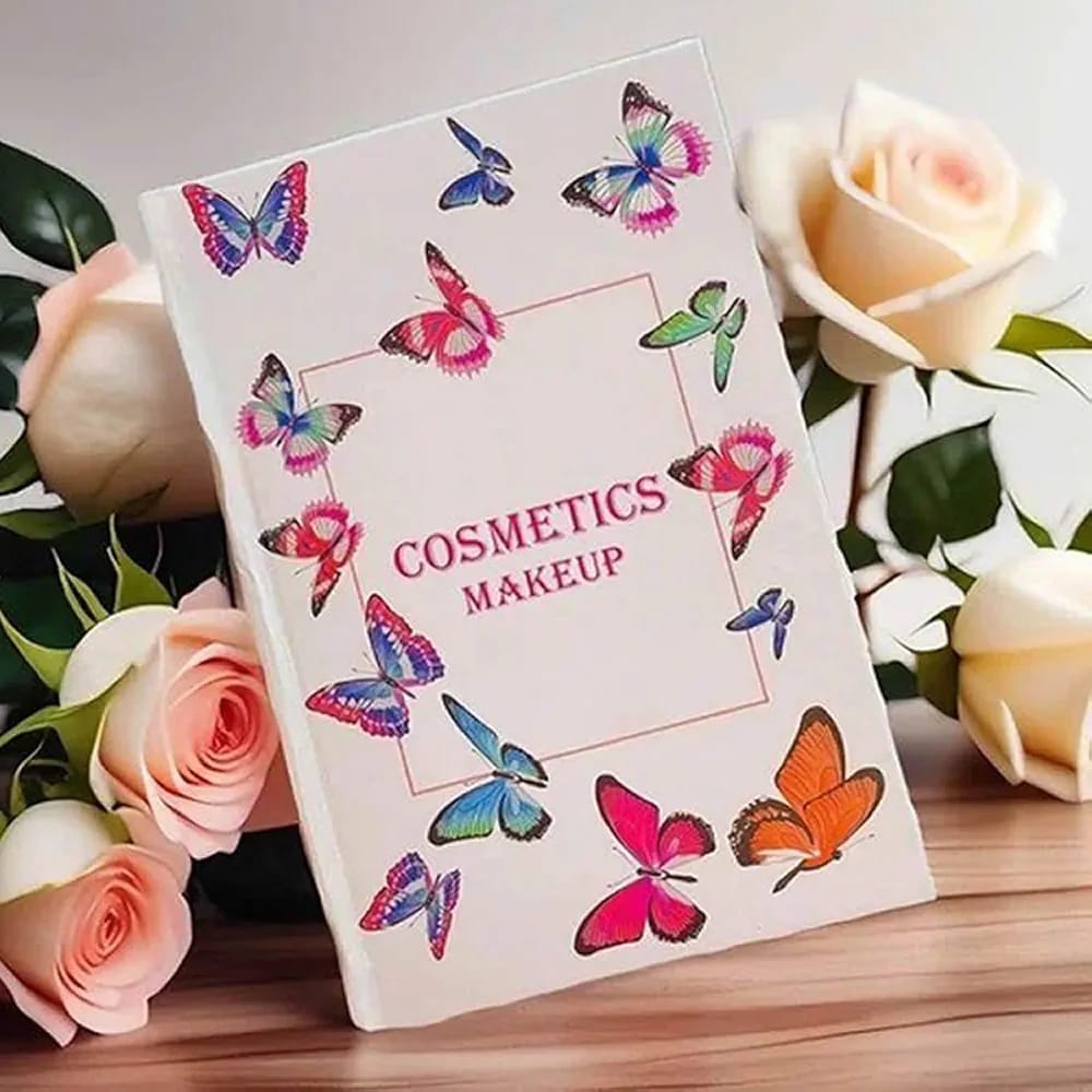 All-In-One Professional Makeup Palette Book – Complete 4-in-1 Beauty Kit