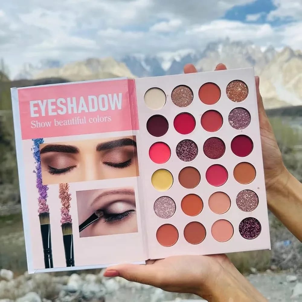 All-In-One Professional Makeup Palette Book – Complete 4-in-1 Beauty Kit
