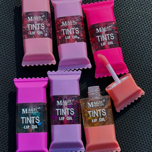 Cute Candy Lip Gloss Set – Pack of 6 Moisturizing Glossy Shades