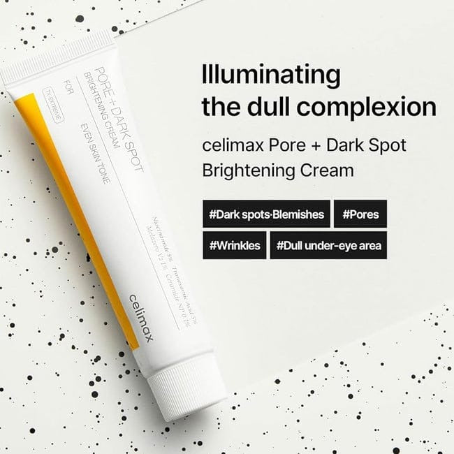 Celimax Pore & Dark Spot Brightening Cream 35ml – Korean Skincare for Radiant Glow