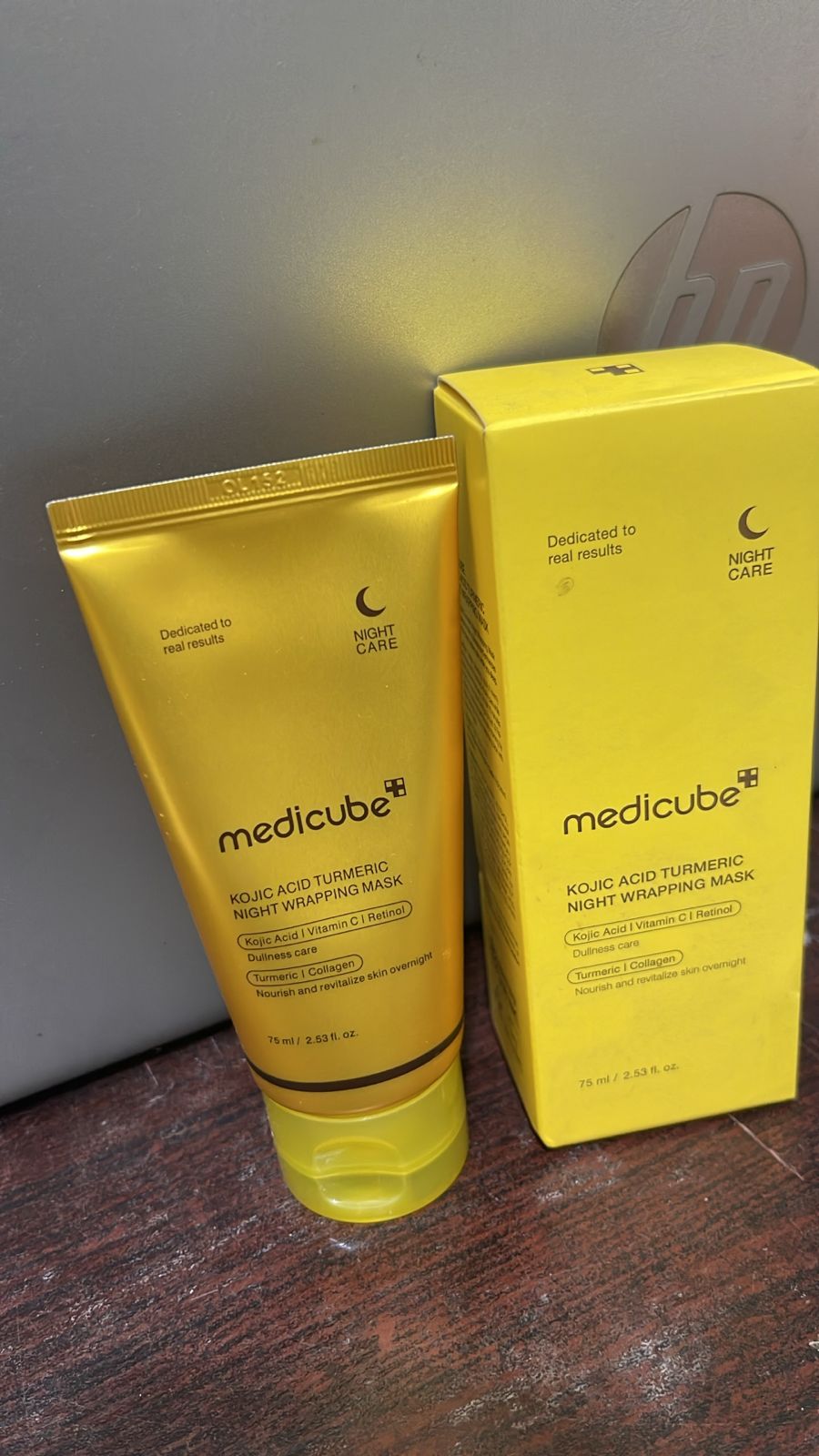Medicube Turmeric Overnight Wrapping Peel-Off Mask 75ml – Korean Skincare for Radiant Glow