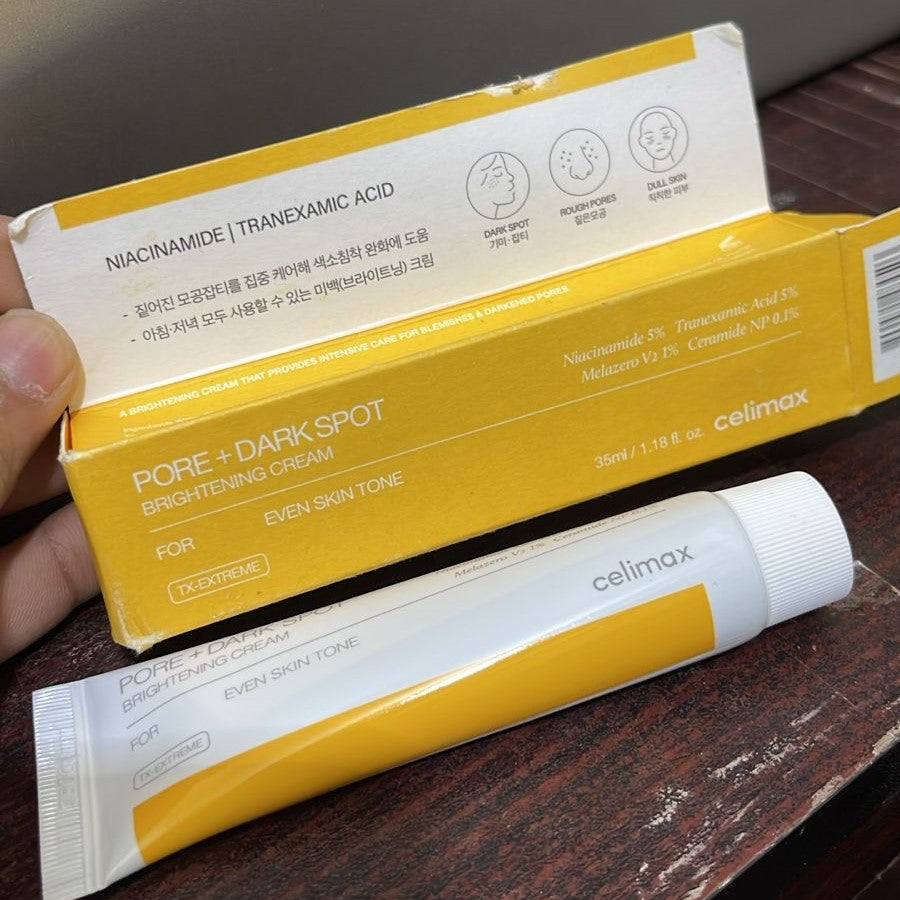 Celimax Pore & Dark Spot Brightening Cream 35ml – Korean Skincare for Radiant Glow