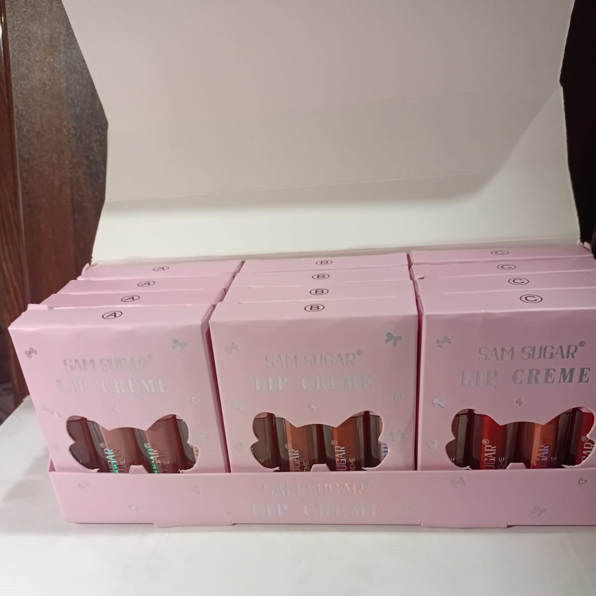 Sam Sugar Matte Liquid Lipsticks Pack of 4 – Long-Lasting Multi-Shade Matte Collection
