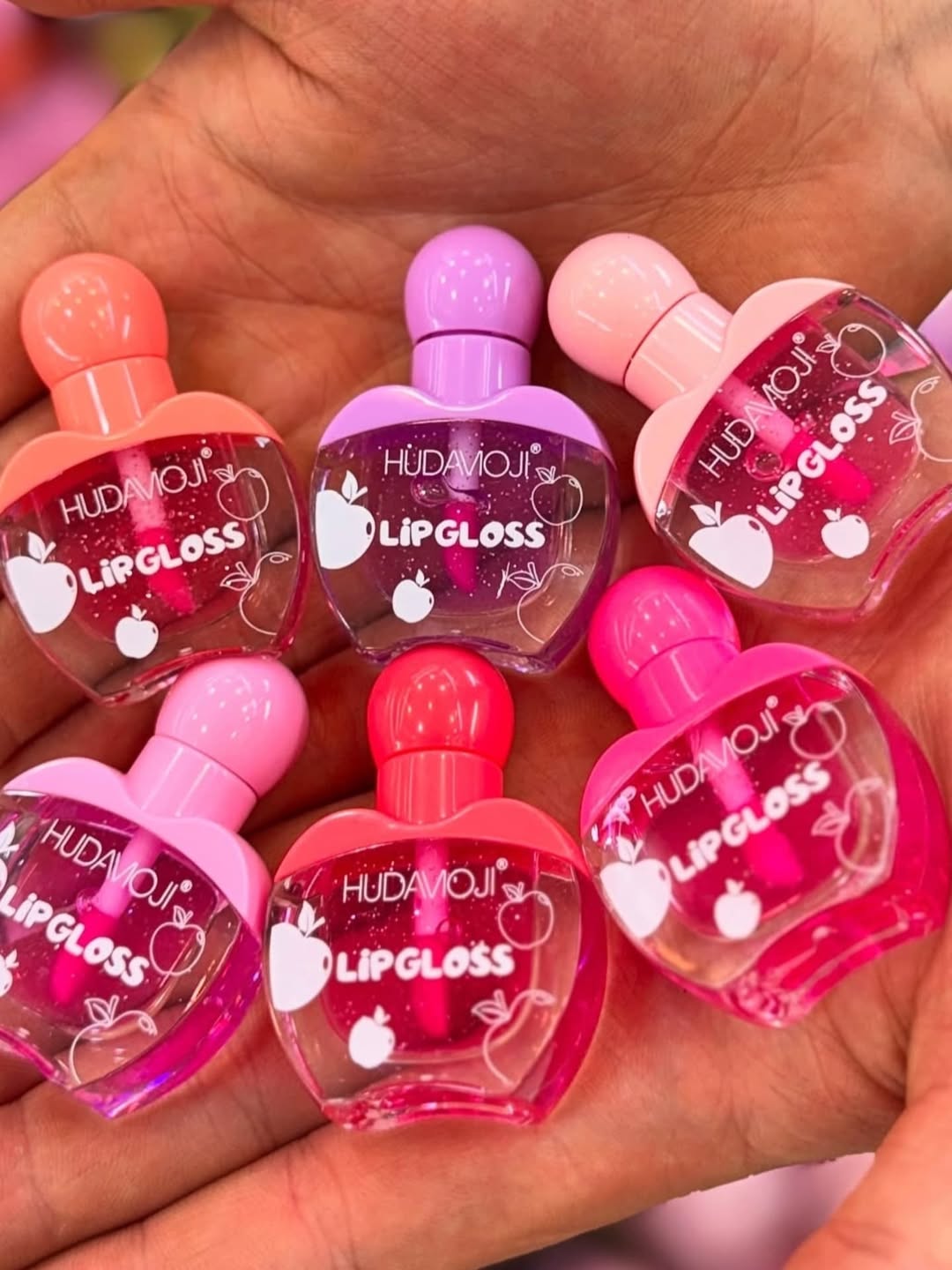 Huda Moji High Pigmented Lip Oil – 6 Shades Hydrating Gloss Collection
