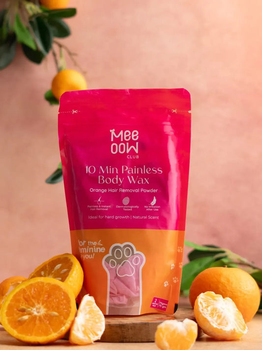 Orange Hair Removal Powder For Women – Painless Hair Removal With Natural Orange Fragrance