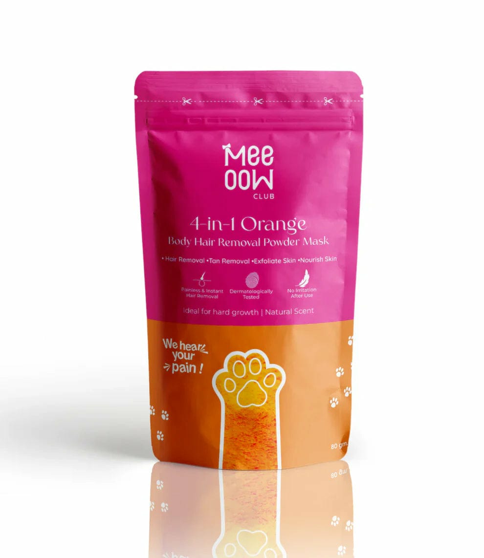 Orange Hair Removal Powder For Women – Painless Hair Removal With Natural Orange Fragrance