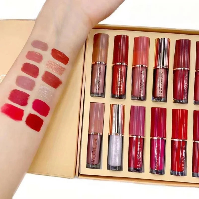 Mocallure Matte Liquid Lipstick Set – 12 Long-Lasting Shades