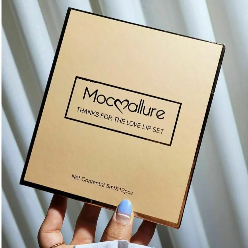 Mocallure Matte Liquid Lipstick Set – 12 Long-Lasting Shades