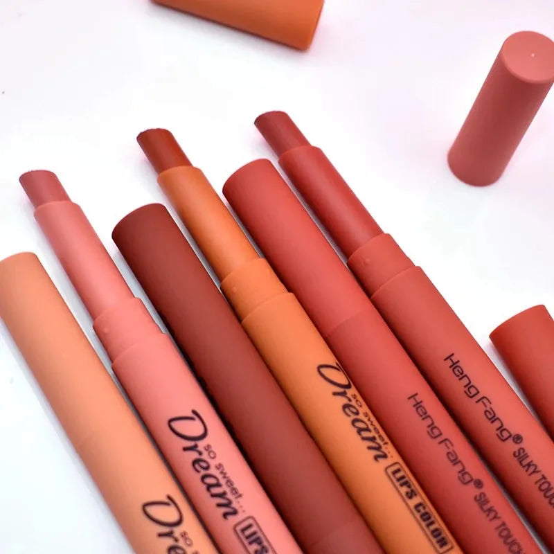 Hengfang Matte Dream Lipstick Set – 6 Nude Shades